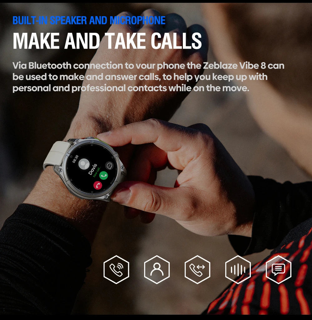 VIBE 8 AMOLED Smartwatch