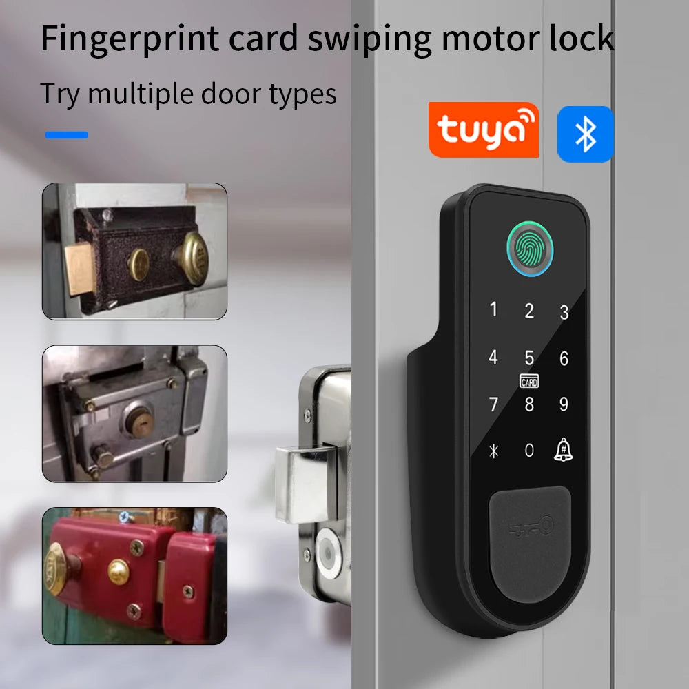 Bluetooth Tuya Smart Fingerprint Door Lock