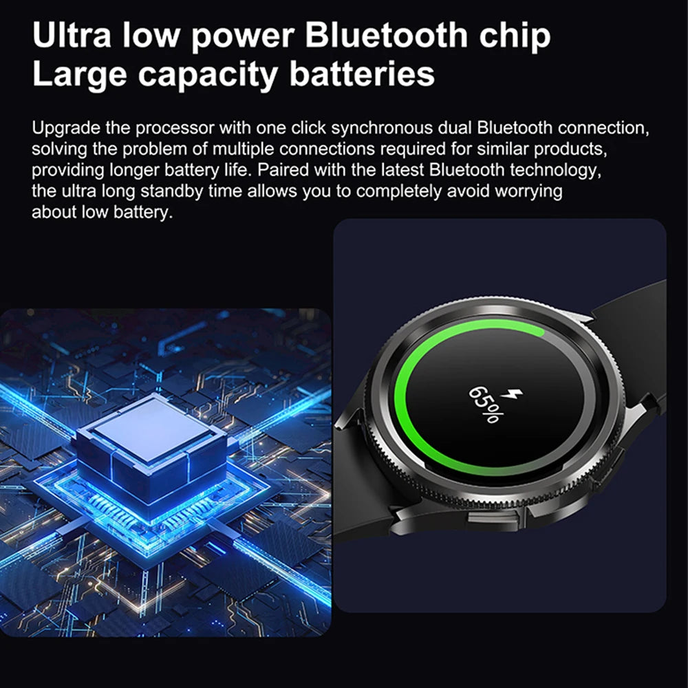 Smart Watch 6 Classic Bluetooth Call Fitness & Health Tracker