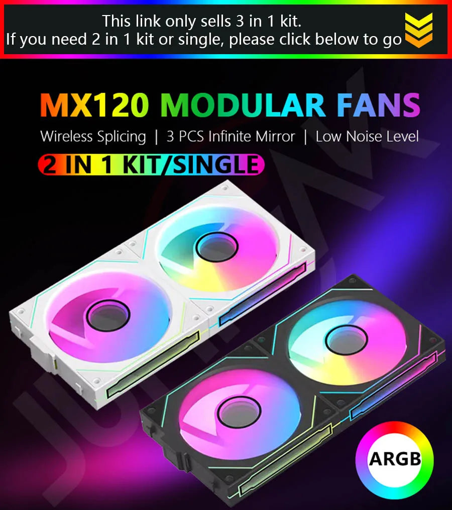 MX120 360mm ARGB Modular PC Fan