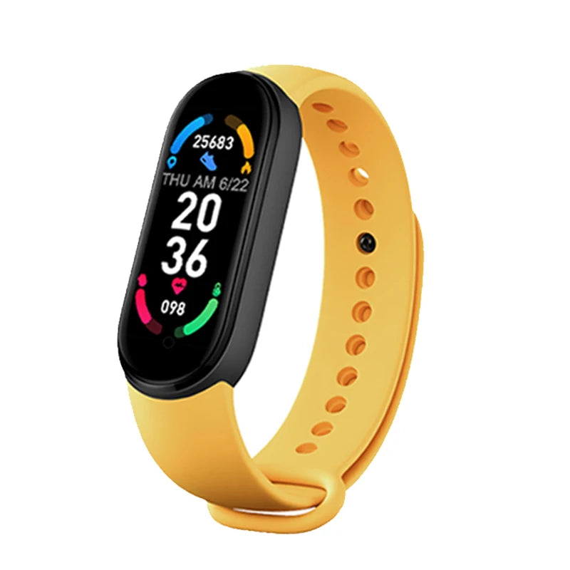 M6 Smart Watch Fitness Tracker with Heart Rate & BP Monitor