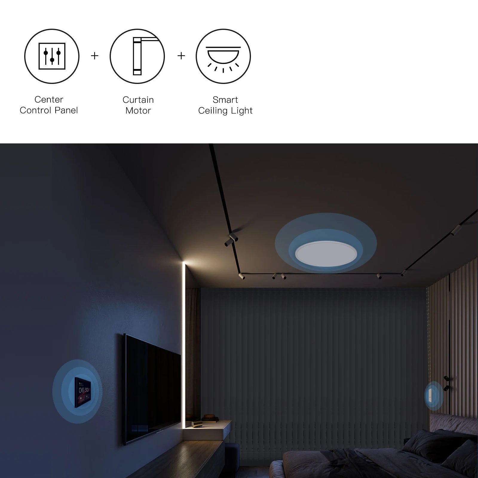 Tuya WiFi Smart Roller Blind Motor