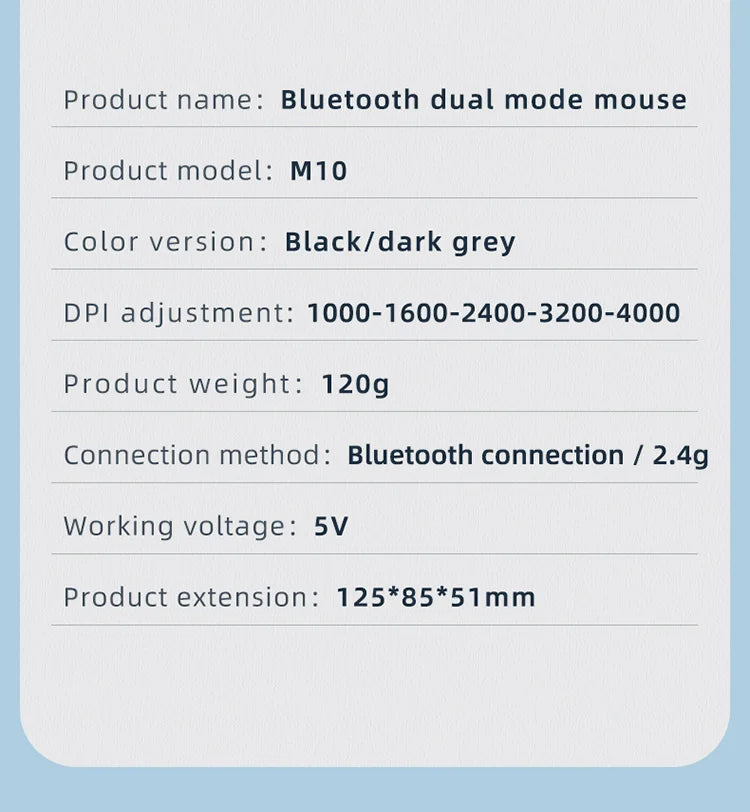 Multi-Device Wireless Bluetooth Mouse
