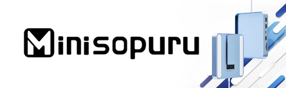 Minisopuru USB-C Hub for iMac 24" (2021–2024) with NVMe SSD Support