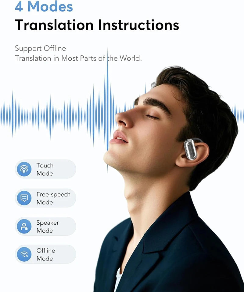 AI Real-Time Translator Earbuds