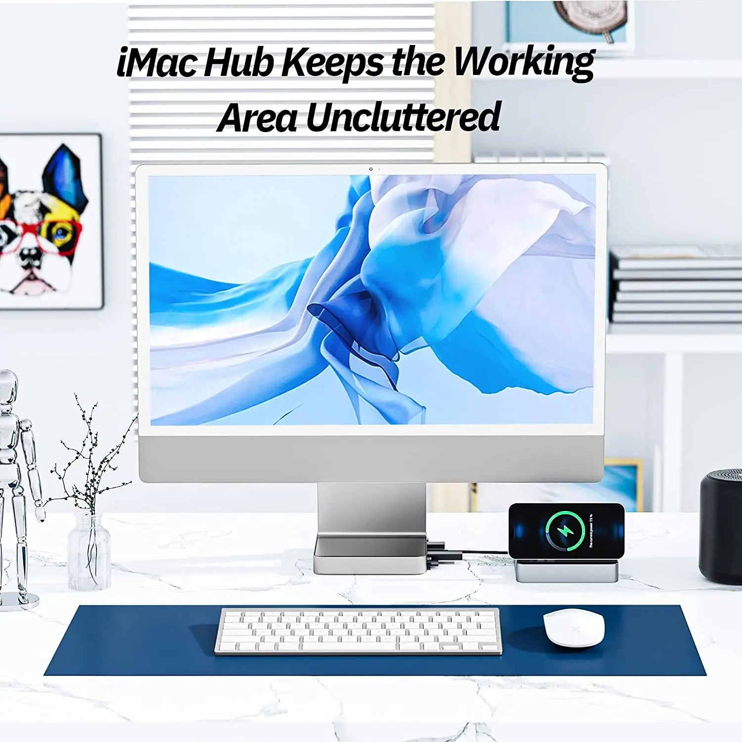 Minisopuru USB-C Hub for iMac 24" (2021–2024) with NVMe SSD Support