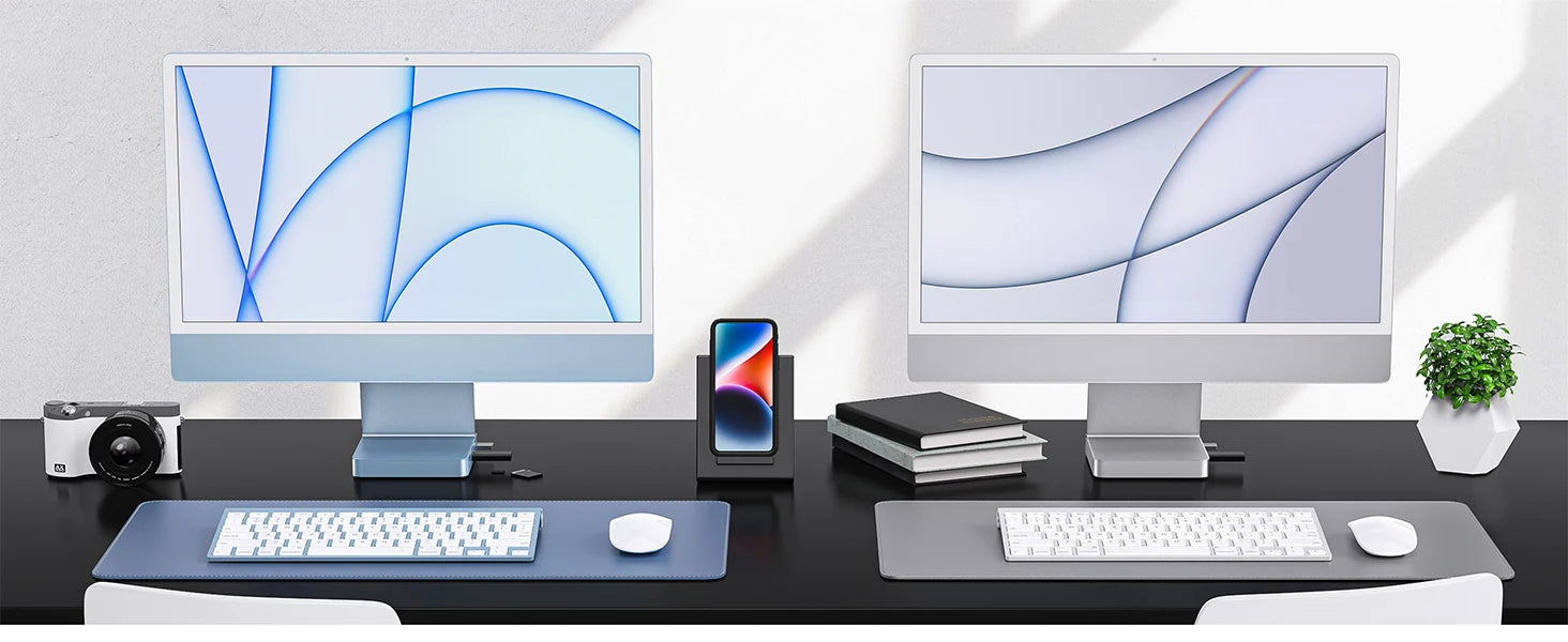 Minisopuru USB-C Hub for iMac 24" (2021–2024) with NVMe SSD Support