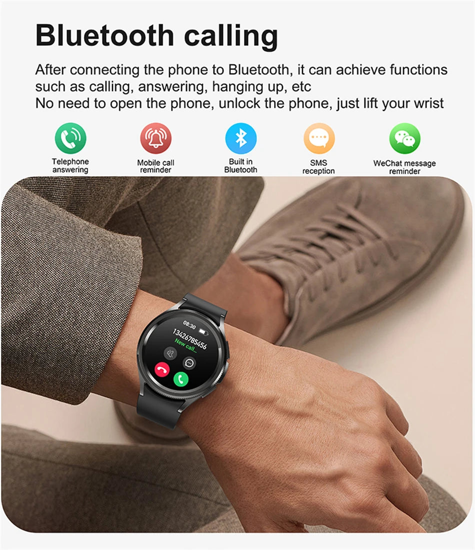 Smart Watch 6 Classic Bluetooth Call Fitness & Health Tracker