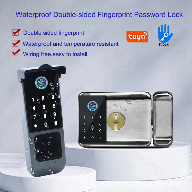 Tuya WiFi Fingerprint Smart Door Lock