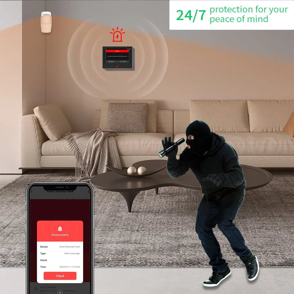 Staniot 7" WiFi 4G Smart Alarm System