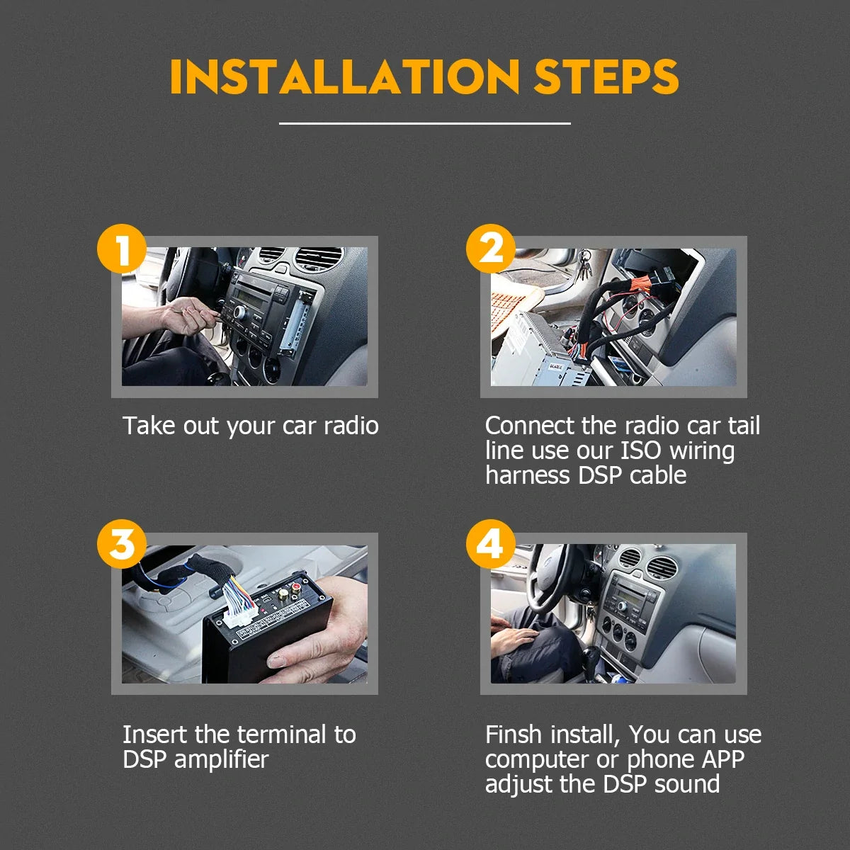 SK-790.4 4-Channel Car Amplifier